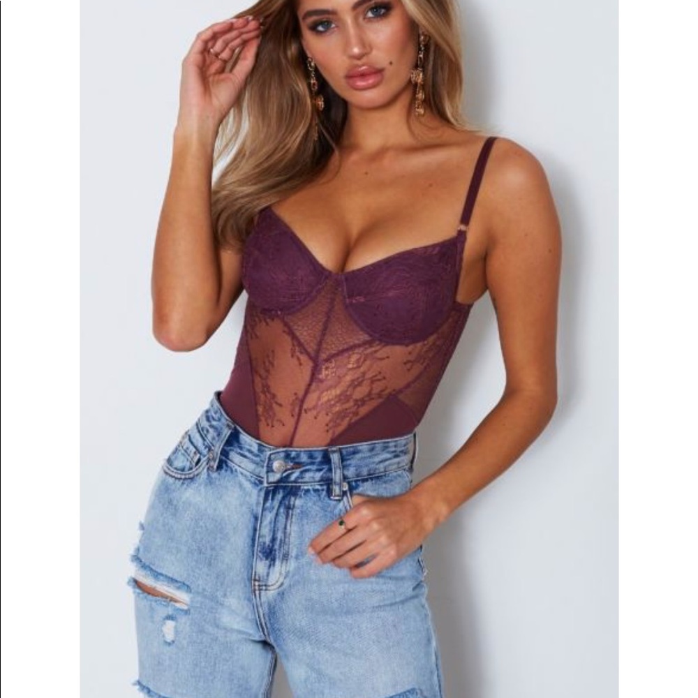 White Fox Boutique “Just Like Honey Bodysuit”